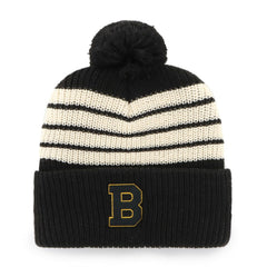 Boston Bruins '47 Old Time Hockey Barn Cuffed Knit Hat with Pom -  NHL Hats