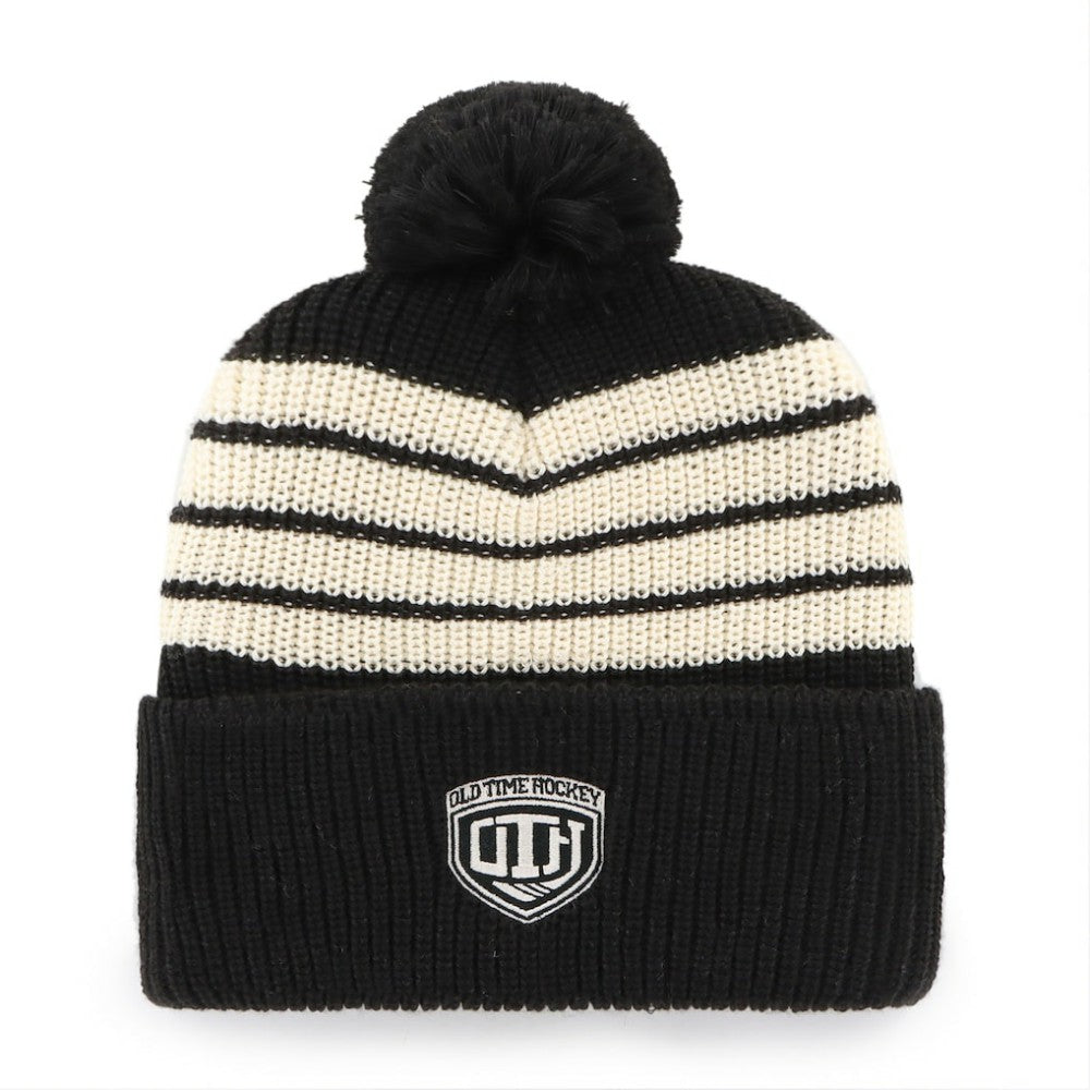 Boston Bruins '47 Old Time Hockey Barn Cuffed Knit Hat with Pom -  NHL Hats