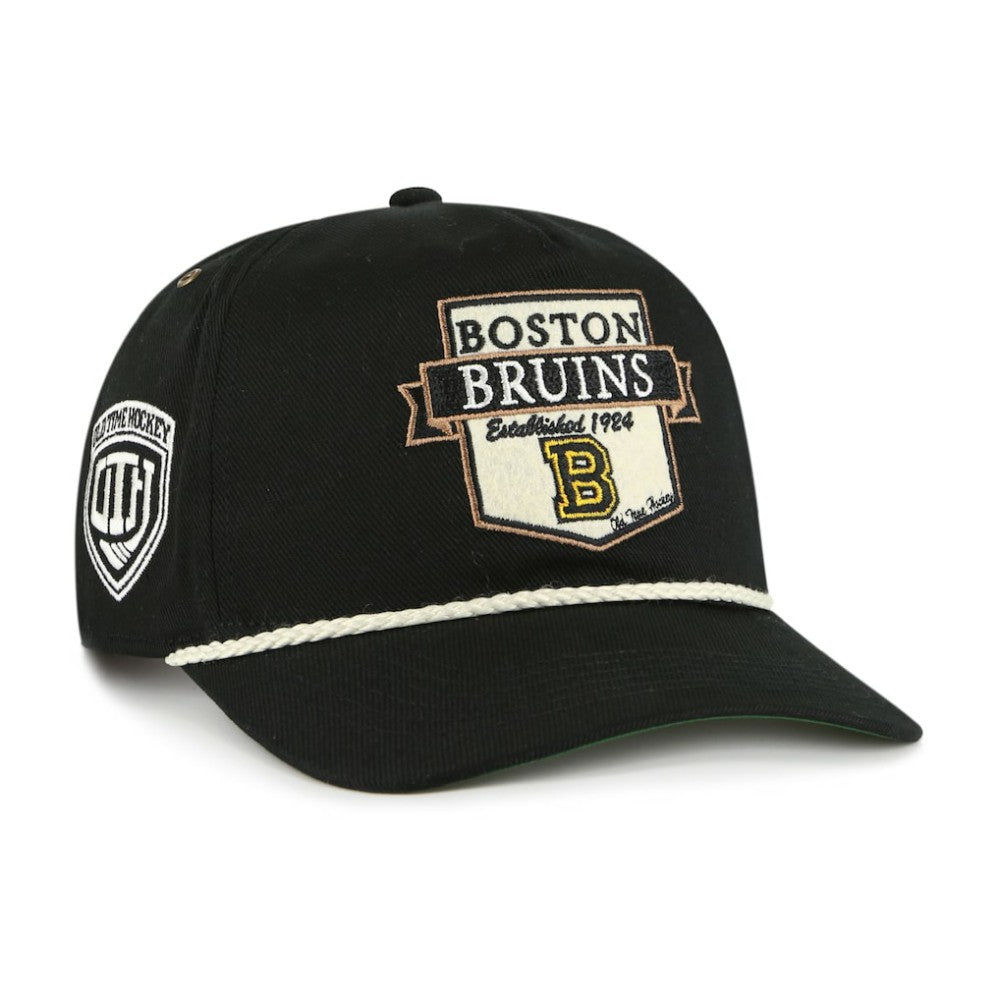 Boston Bruins '47 Old Time Hockey Rafter Sure Shot Hitch Adjustable Hat -  NHL Hats