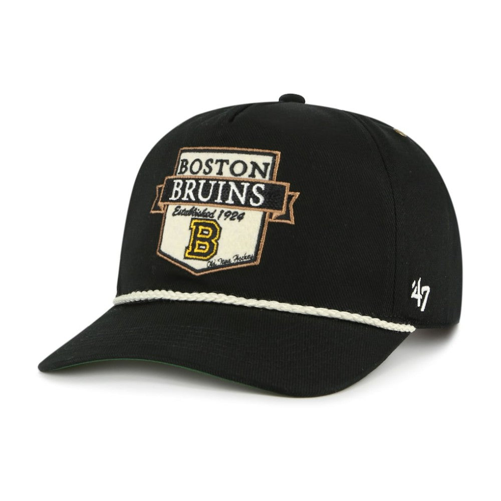 Boston Bruins '47 Old Time Hockey Rafter Sure Shot Hitch Adjustable Hat -  NHL Hats