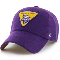 Minnesota Vikings Stoney Clover Lane x '47 Unisex Field Goal Clean Up Adjustable Hat | NFL Outlet