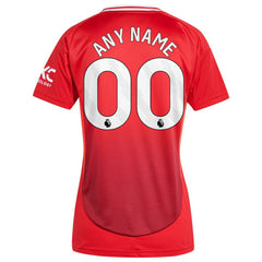 Manchester United Women's 2024/25 Home Replica Custom Jersey