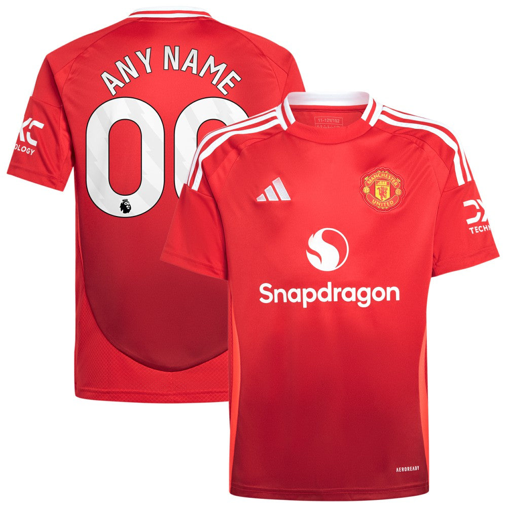 Manchester United Youth 2024/25 Home Replica Custom Jersey