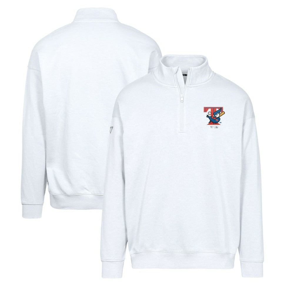Toronto Blue Jays Levelwear Murray Core Logo Quarter-Zip Pullover Top - MLB Pullover