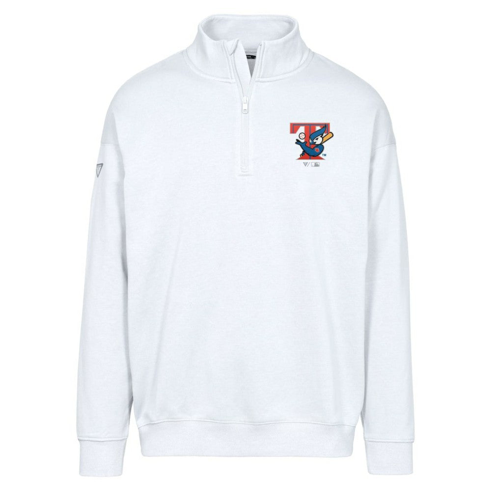 Toronto Blue Jays Levelwear Murray Core Logo Quarter-Zip Pullover Top - MLB Pullover