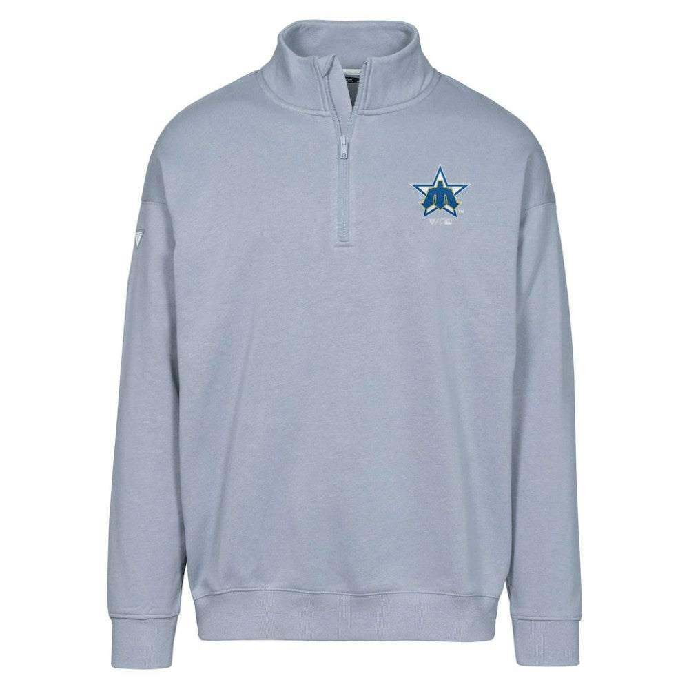 Seattle Mariners Levelwear Murray Core Logo Quarter-Zip Pullover Top - MLB Pullover