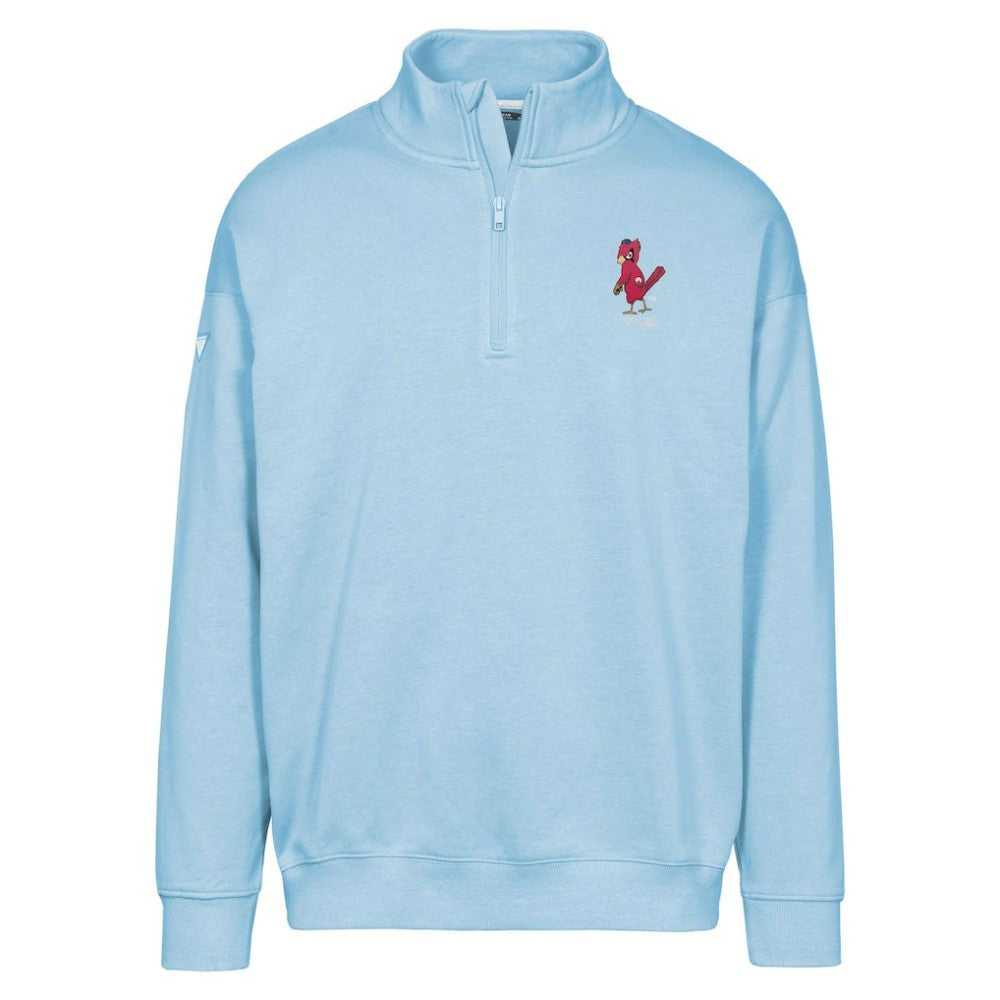 St. Louis Cardinals Levelwear Murray Core Logo Quarter-Zip Pullover Top - MLB Pullover