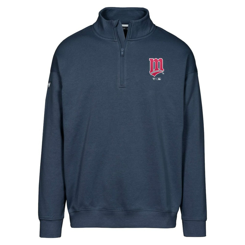 Minnesota Twins Levelwear Murray Core Logo Quarter-Zip Pullover Top - MLB Pullover