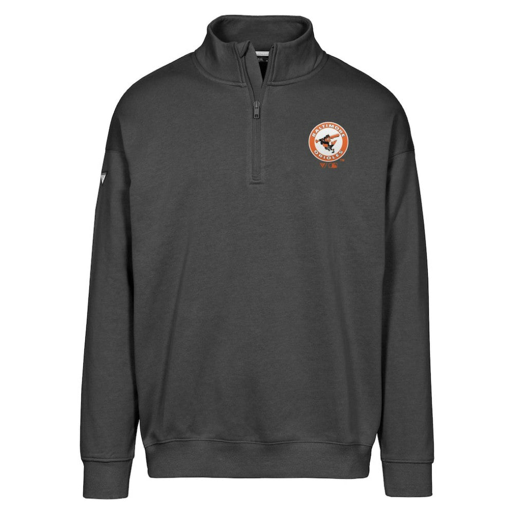 Baltimore Orioles Levelwear Murray Core Logo Quarter-Zip Pullover Top - MLB Pullover