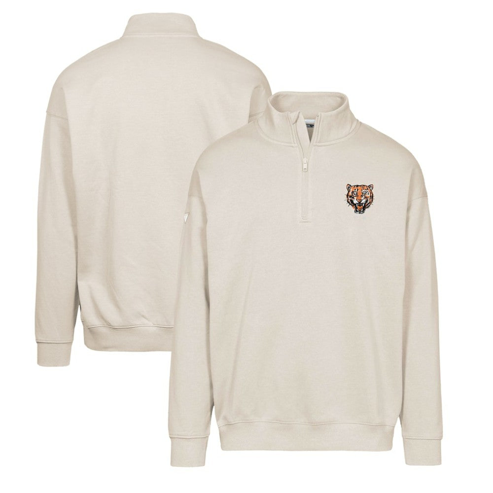 Detroit Tigers Levelwear Murray Core Logo Quarter-Zip Pullover Top - MLB Pullover