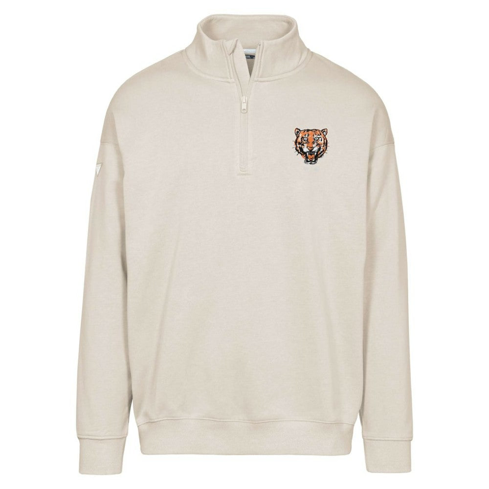 Detroit Tigers Levelwear Murray Core Logo Quarter-Zip Pullover Top - MLB Pullover
