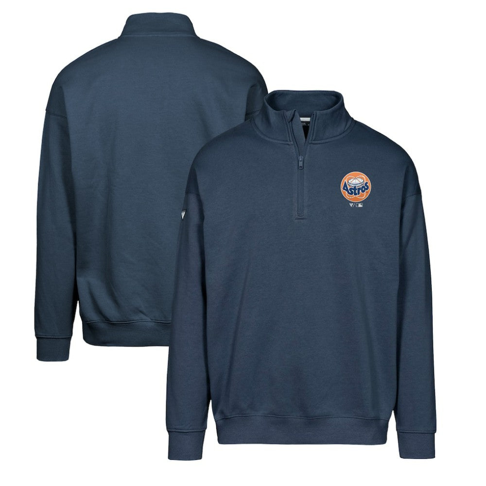 Houston Astros Levelwear Murray Core Logo Quarter-Zip Pullover Top - MLB Pullover