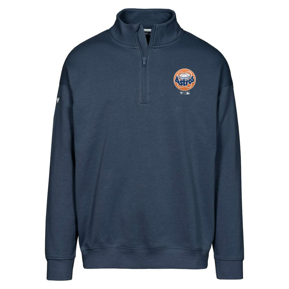 Houston Astros Levelwear Murray Core Logo Quarter-Zip Pullover Top - MLB Pullover