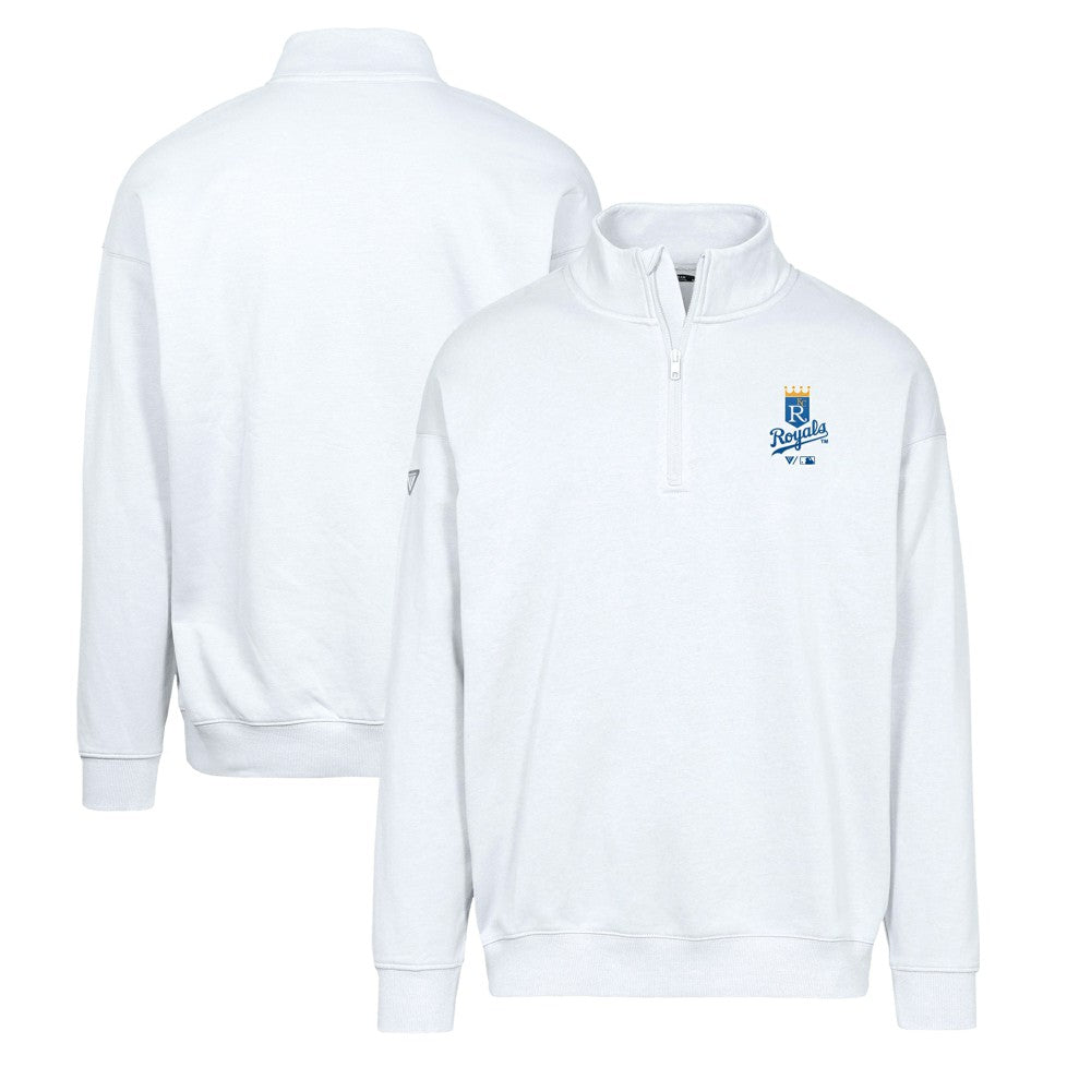 Kansas City Royals Levelwear Murray Core Logo Quarter-Zip Pullover Top - MLB Pullover