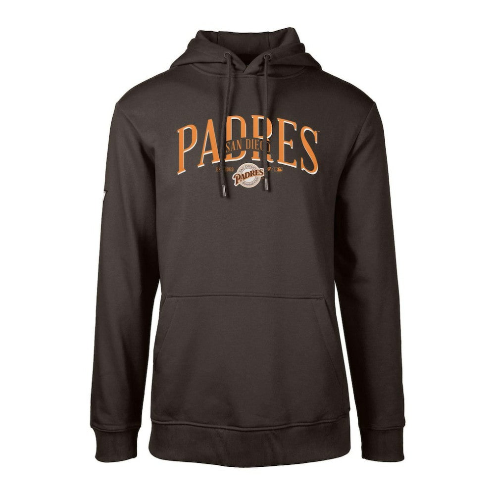 San Diego Padres Levelwear Cooperstown Collection Podium Retro Spellout Pullover Hoodie - MLB Hoodies