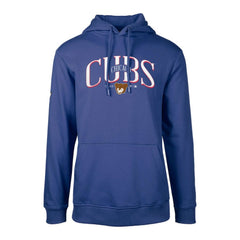 Chicago Cubs Levelwear Cooperstown Collection Podium Retro Spellout Pullover Hoodie - MLB Hoodies