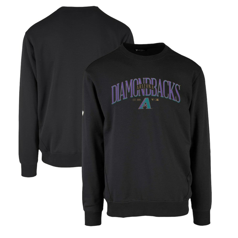 Arizona Diamondbacks Levelwear Zane Cooperstown Collection Retro Spellout Pullover Sweatshirt - MLB Pullover
