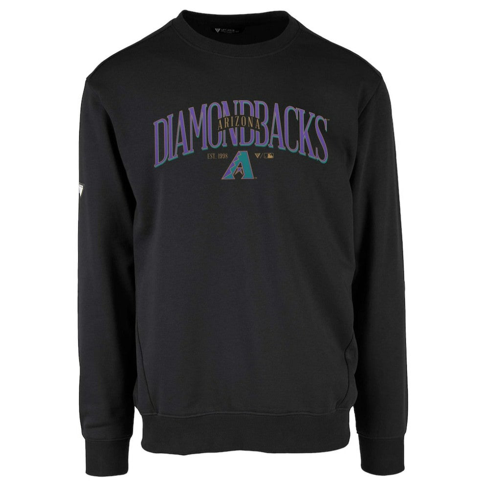 Arizona Diamondbacks Levelwear Zane Cooperstown Collection Retro Spellout Pullover Sweatshirt - MLB Pullover