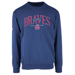 Atlanta Braves Levelwear Zane Cooperstown Collection Retro Spellout Pullover Sweatshirt - MLB Pullover