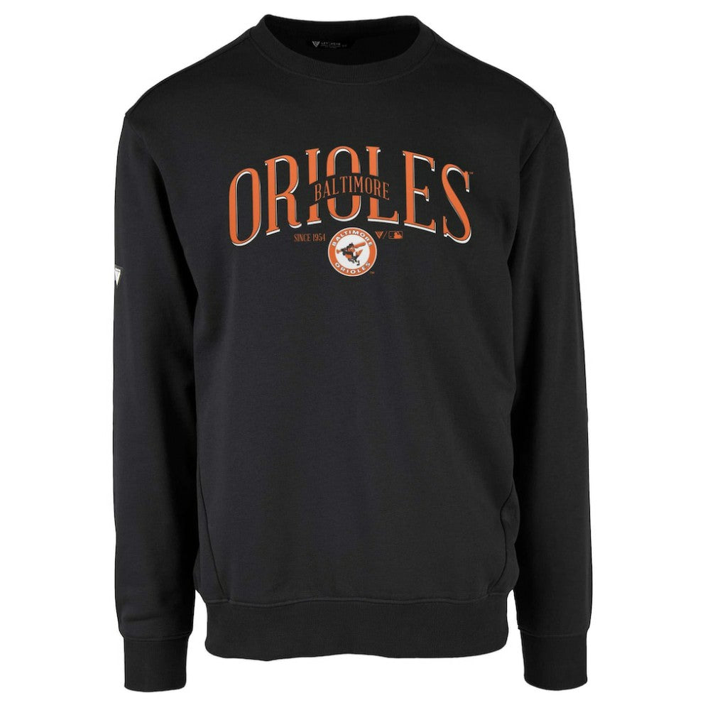 Baltimore Orioles Levelwear Zane Cooperstown Collection Retro Spellout Pullover Sweatshirt - MLB Pullover
