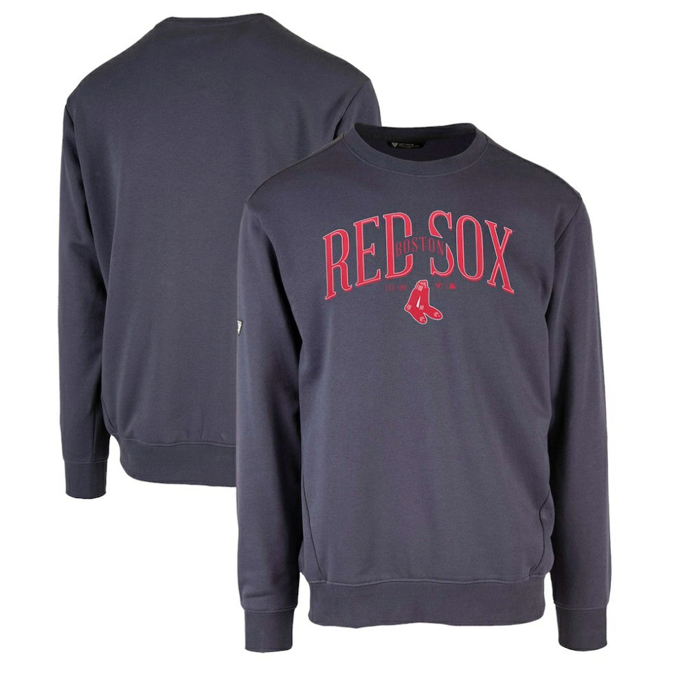 Boston Red Sox Levelwear Zane Cooperstown Collection Retro Spellout Pullover Sweatshirt - MLB Pullover