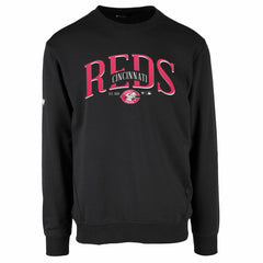 Cincinnati Reds Levelwear Zane Cooperstown Collection Retro Spellout Pullover Sweatshirt - MLB Pullover