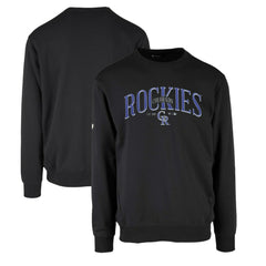 Colorado Rockies Levelwear Zane Cooperstown Collection Retro Spellout Pullover Sweatshirt - MLB Pullover