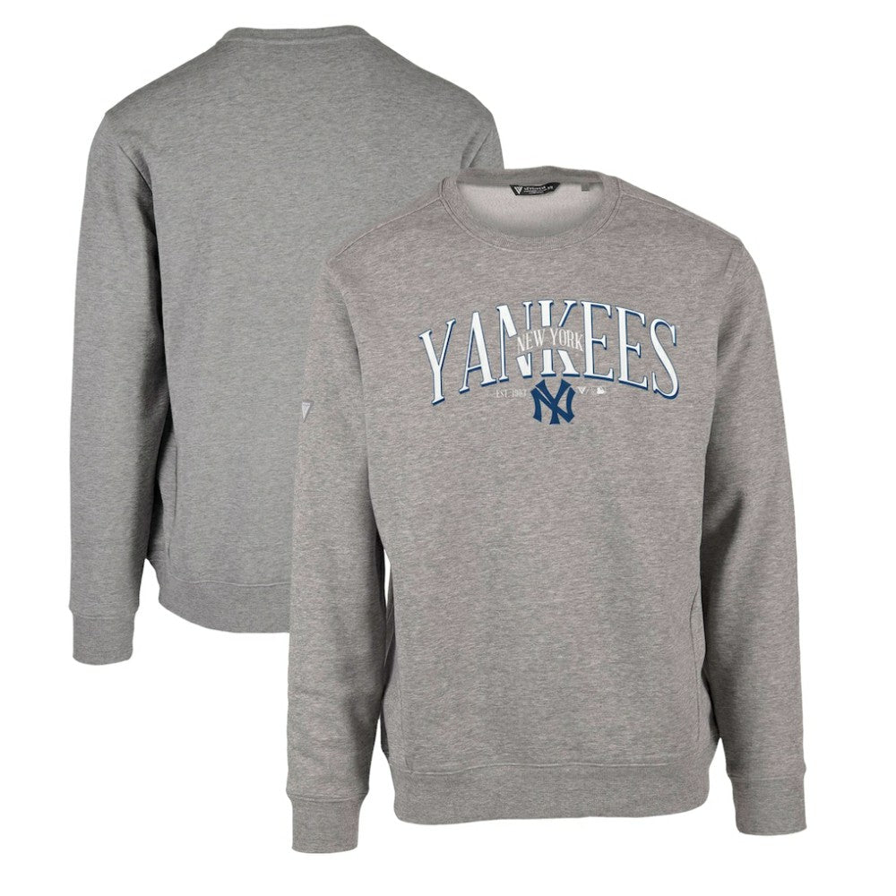 New York Yankees Levelwear Zane Cooperstown Collection Retro Spellout Pullover Sweatshirt - MLB Pullover