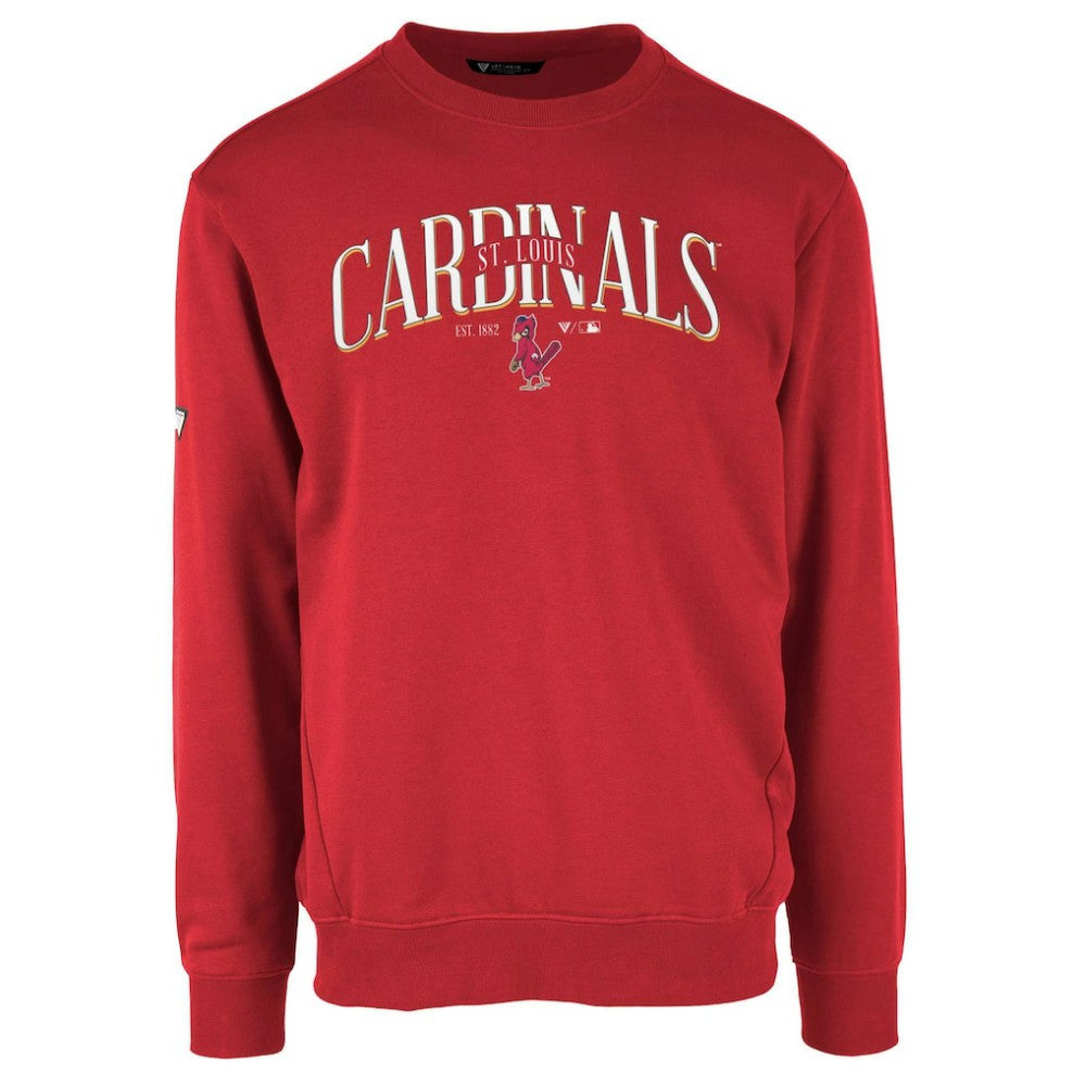 St. Louis Cardinals Levelwear Zane Cooperstown Collection Retro Spellout Pullover Sweatshirt - MLB Pullover