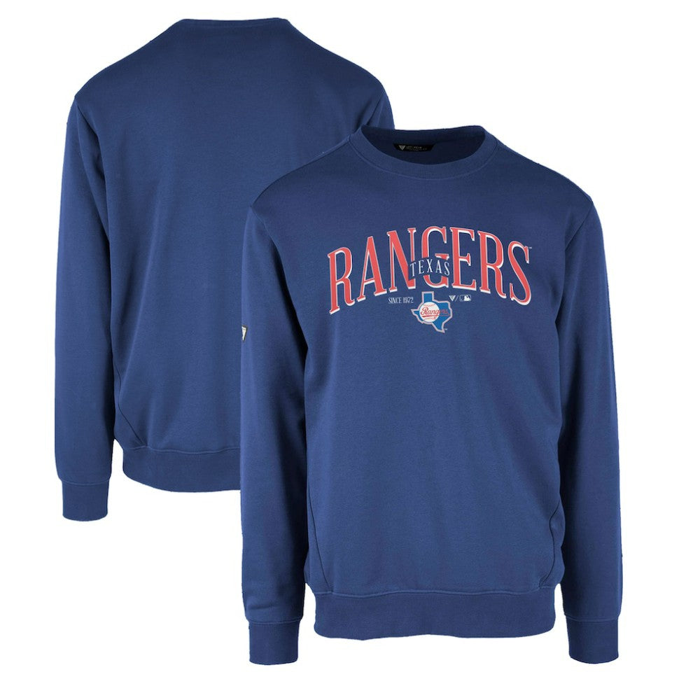 Texas Rangers Levelwear Zane Cooperstown Collection Retro Spellout Pullover Sweatshirt - MLB Pullover