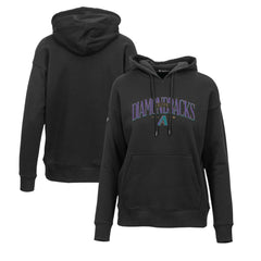 Arizona Diamondbacks Levelwear Women's Adorn Cooperstown Collection Retro Spellout Pullover Hoodie - MLB Hoodies