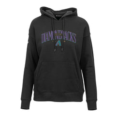 Arizona Diamondbacks Levelwear Women's Adorn Cooperstown Collection Retro Spellout Pullover Hoodie - MLB Hoodies