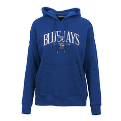 Toronto Blue Jays Levelwear Women's Adorn Cooperstown Collection Retro Spellout Pullover Hoodie - MLB Hoodies
