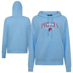 Philadelphia Phillies Levelwear Women's Adorn Cooperstown Collection Retro Spellout Pullover Hoodie - MLB Hoodies