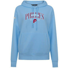 Philadelphia Phillies Levelwear Women's Adorn Cooperstown Collection Retro Spellout Pullover Hoodie - MLB Hoodies