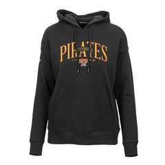 Pittsburgh Pirates Levelwear Women's Adorn Cooperstown Collection Retro Spellout Pullover Hoodie - MLB Hoodies