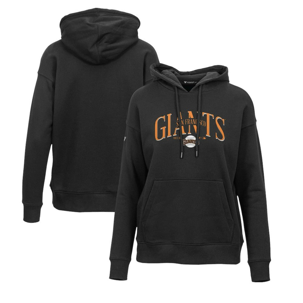 San Francisco Giants Levelwear Women's Adorn Cooperstown Collection Retro Spellout Pullover Hoodie - MLB Hoodies