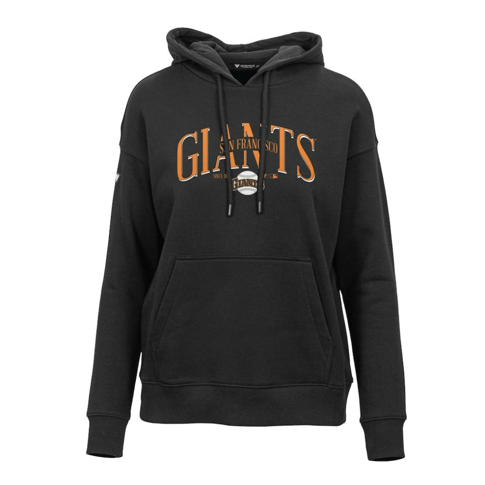 San Francisco Giants Levelwear Women's Adorn Cooperstown Collection Retro Spellout Pullover Hoodie - MLB Hoodies