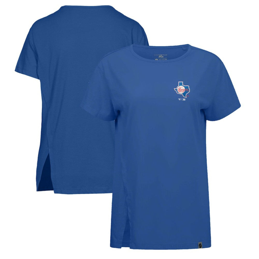 Texas Rangers Levelwear Women's Influx Cooperstown Core Logo T-Shirt - MLB T-shirts