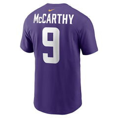 Minnesota Vikings J.J. McCarthy  Name & Number T-Shirt | NFL On sale