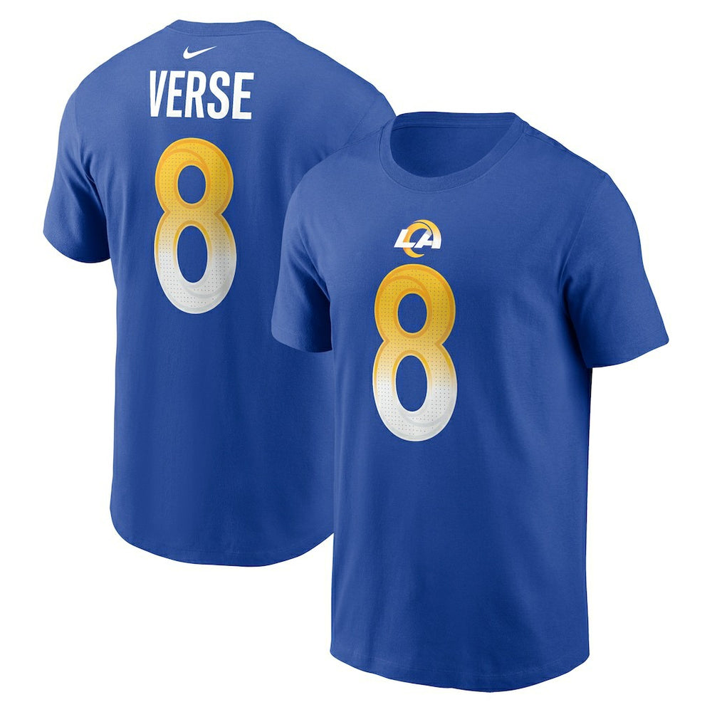 Los Angeles Rams Jared Verse  Name & Number T-Shirt | NFL Outlet