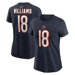 Chicago Bears Caleb Williams  Women's Name & Number T-Shirt | NFL New
