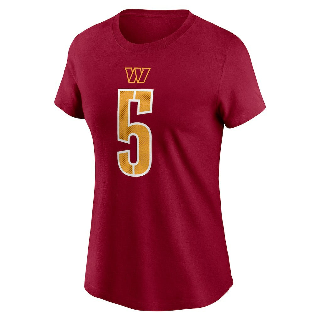 Washington Commanders Jayden Daniels  Women's Name & Number T-Shirt | NFL New