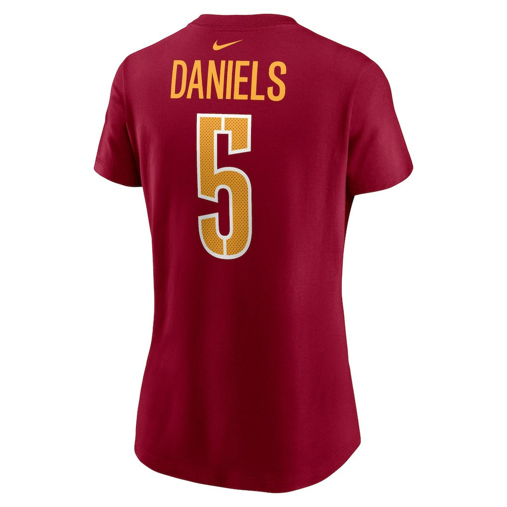 Washington Commanders Jayden Daniels  Women's Name & Number T-Shirt | NFL New