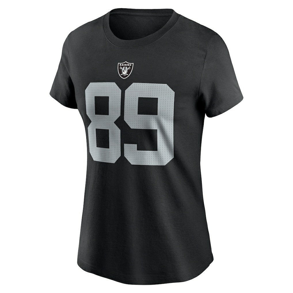 Las Vegas Raiders Brock Bowers  Women's Player Name & Number T-Shirt | NFL Outlet