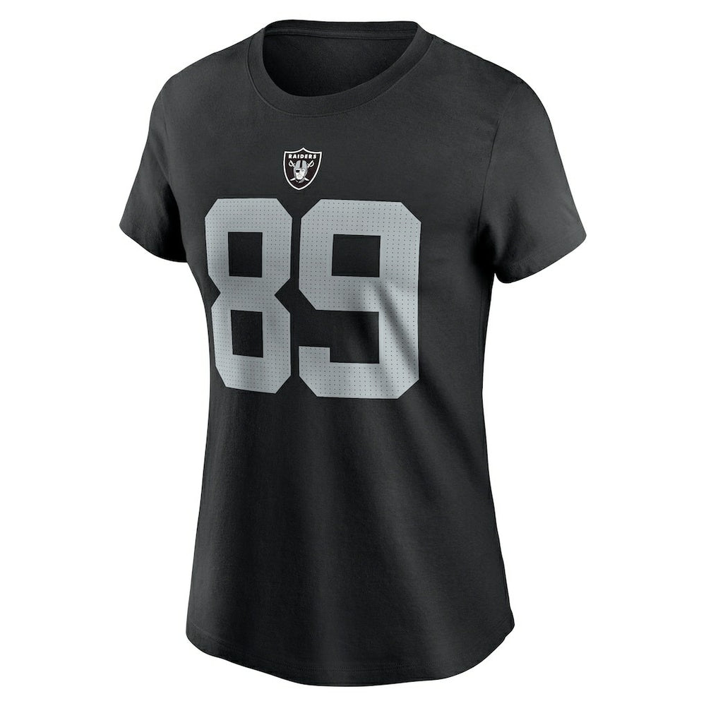 Las Vegas Raiders Brock Bowers  Women's Player Name & Number T-Shirt | NFL Outlet