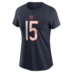 Chicago Bears Rome Odunze  Women's Name & Number T-Shirt | NFL Online