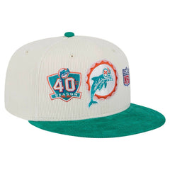 Miami Dolphins Throwback Corduroy 59FIFTY Fitted Hat | NFL Discount