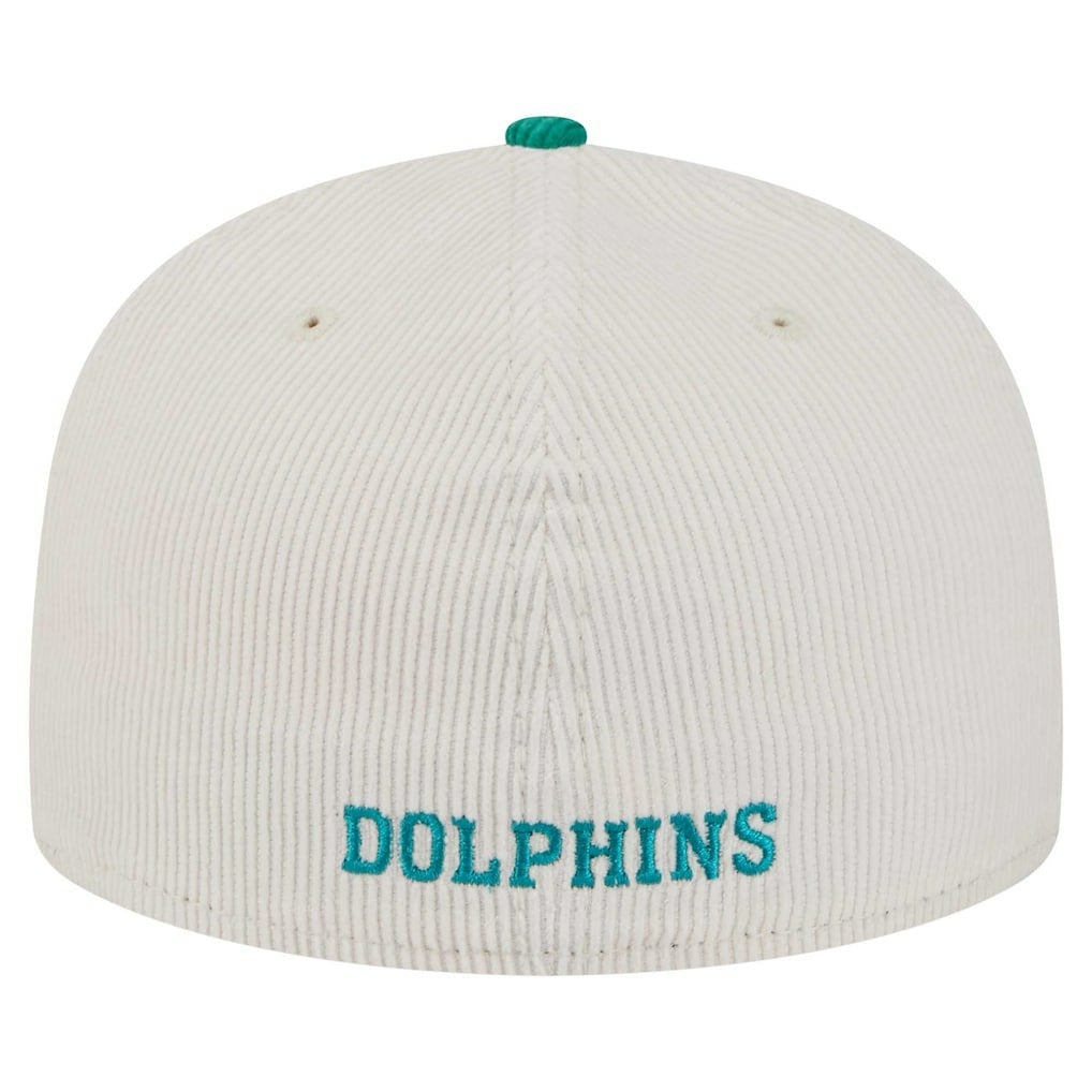 Miami Dolphins Throwback Corduroy 59FIFTY Fitted Hat | NFL Discount