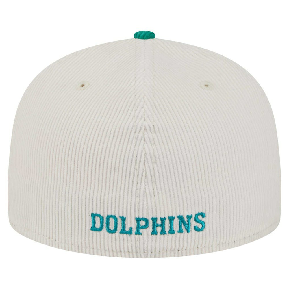 Miami Dolphins Throwback Corduroy 59FIFTY Fitted Hat | NFL Discount